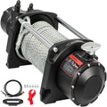 Hydraulic Winch 4535kg 24m Steel Cable Mechanical Lock