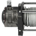 Hydraulic Winch 4535kg 24m Steel Cable Mechanical Lock
