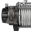Industrial Hydraulic Winch 9071kg 24m Steel Cable Mechanical Lock