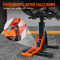 Dirt Bike Lift Stand, Motorcycle Jack Lift Stand 440 lbs Capacity and Hydraulic Lift Operation, Adjustable Height Hoist Table, for Dirt Pit Bike Repair, Maintenance, Dirt Bike Accessories