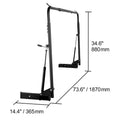 Hot Tub Cover Lift, Spa Cover Lift, Hydraulic, Width 175.26cm - 254.11cm Adjustable, Installed on Both Sides at the Top, Suitable for Various Sizes of Rectangular Bathtubs, Hot Tubs, Spa