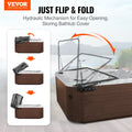 Hot Tub Cover Lift Hydraulic 175-254cm Adjustable Rectangular Spa