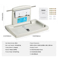 Wall Mounted Baby Change Table Foldable Horizontal Newborn Infant
