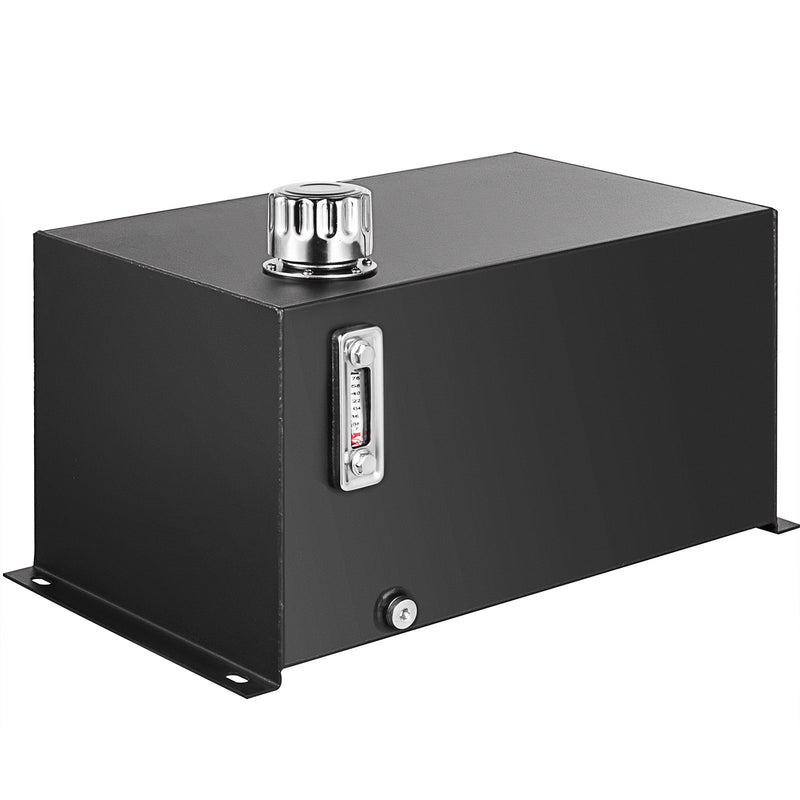 Hydraulic Oil Reservoir Tank 10 Gallon Steel Temp Gauge