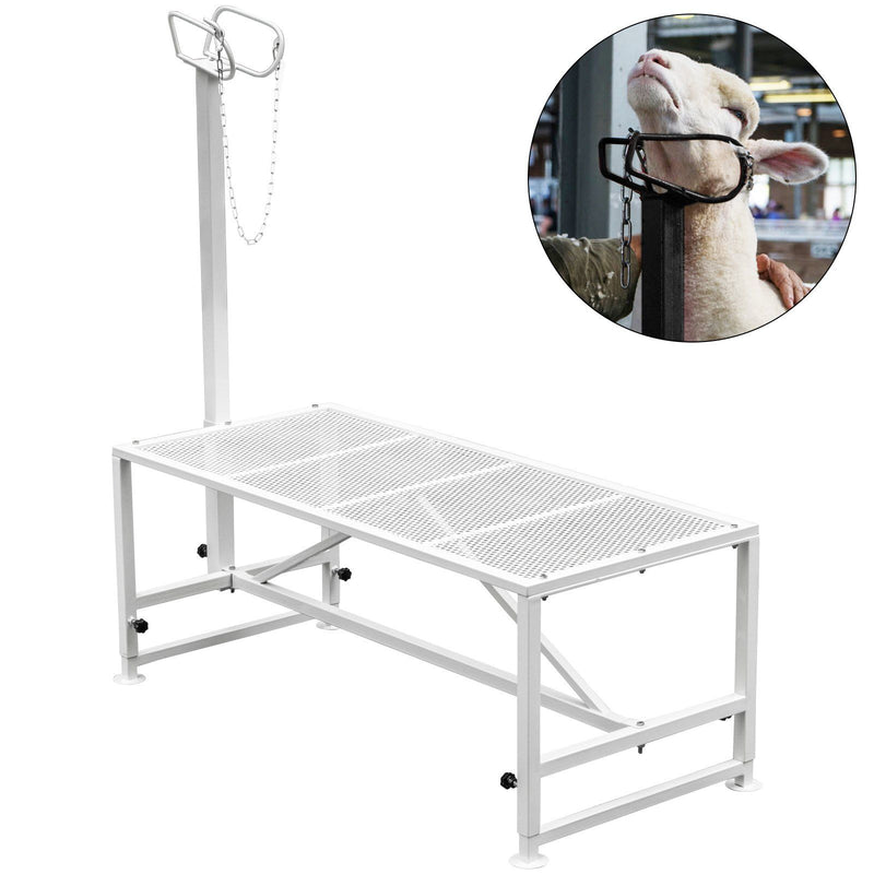 Livestock Trimming Stand 51x23 Metal Goat Sheep Shearing