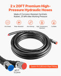 Hydraulic Steering Kit 90HP Marine Boat 1000psi Helm Pump 6m Hose