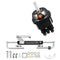 Hydraulic Steering Kit, 90 HP, Hydraulic Steering Helm Pump & Cylinder, with 6.9 MPa/1000 psi Max Working Pressure, Aluminum Alloy Housing, Check Valve, for Outboards Fishing Boats Sailboats