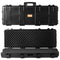 VEVOR Rifle Hard Case 42in Waterproof 2-Gun Lockable w/Wheels