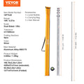 Aluminium 14ft Telescopic Measuring Rod 4 Section Survey Level Stick
