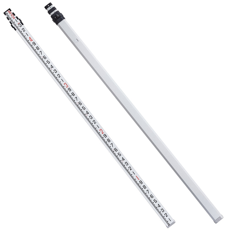 Measuring Rod 16ft Telescopic 4 Section 1/10ft Grade w Bag