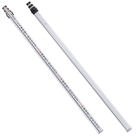 Telescopic Measuring Rod 16ft 1/8in 4 Section Grade Rod Bag