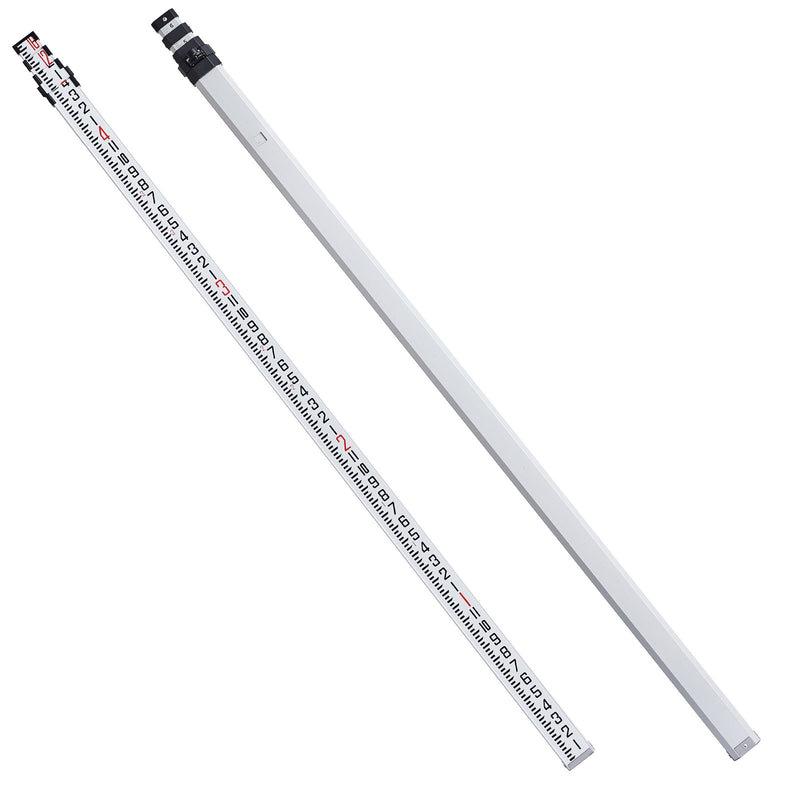 Telescopic Measuring Rod 16ft 1/8in 4 Section Grade Rod Bag