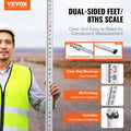 Telescopic Measuring Rod 16ft 1/8in 4 Section Grade Rod Bag
