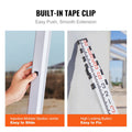 Aluminum Telescopic Measuring Rod 18ft 6 Section Double-Sided Scale