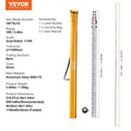 Aluminum Telescopic Measuring Rod 18ft 6 Section Double-Sided Scale