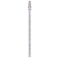 Aluminum Telescopic Measuring Rod 18ft 6 Section Double-Sided Scale