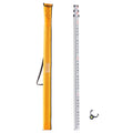 Aluminium 9ft Telescopic Measuring Rod 3 Section Leveling Survey Stick