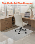 Chair Mat 915x1225mm Transparent Hard Floor Protector