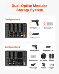 Hard Pistol Case Waterproof XPE Foam 404x319x192mm TSA Compliant