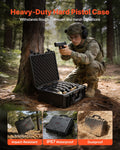 Hard Pistol Case XPE Foam 475x415x215mm Waterproof TSA