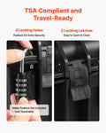 Hard Pistol Case XPE Foam 475x415x215mm Waterproof TSA