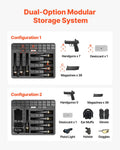 Hard Pistol Case XPE Foam 491x434x211mm Waterproof TSA Compliant