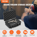 Hard Pistol Case Waterproof 1 Gun Black 12.59x9.01x4.4in