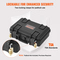 Hard Pistol Case Waterproof 1 Gun Black 12.59x9.01x4.4in