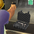 Hard Pistol Case Waterproof 1 Gun Black 12.59x9.01x4.4in