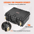 Hard Pistol Case 5 Gun Lockable Pre-cut Foam Lining Storage