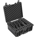 Hard Pistol Case 5 Gun Lockable Pre-cut Foam Lining Storage