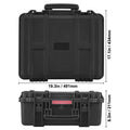 Hard Pistol Cases with Pre-cut Lining Lockable Pistol Case for 6 Pistol