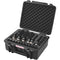 VEVOR Hard Pistol Case 6 Pistol Pre-cut Lining Lockable Storage