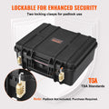 VEVOR Hard Pistol Case 6 Pistol Pre-cut Lining Lockable Storage