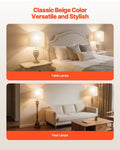 Drum Lamp Shade 2 Set 33cm Off-white Linen Table Floor Pendant