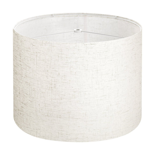 Drum Lampshade 33cm Linen Light Medium Table Floor Pendant