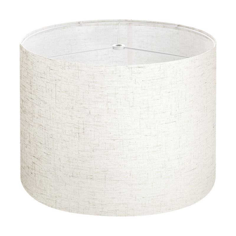 Drum Lampshade 33cm Linen Light Medium Table Floor Pendant