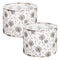 Drum Lampshade 2 Set 33cm Linen Light Dandelion Pattern Table Floor