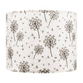 Drum Lampshade 2 Set 33cm Linen Light Dandelion Pattern Table Floor