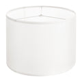 Drum Lampshade 33cm Off-white Linen Table Floor Pendant Light