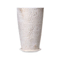 Tall Planter Set of 2 Round Tapered Plant Pots 53 cm for Outdoor Indoor