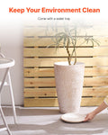 Tall Planter Set 2x Round Tapered Plant Pots 53cm Outdoor Indoor