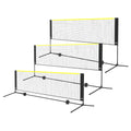 Badminton Volleyball Pickleball Tennis Net 10ft Adjustable Portable