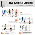 Badminton Volleyball Pickleball Tennis Net 10ft Adjustable Portable