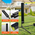 Badminton Volleyball Pickleball Tennis Net 10ft Adjustable Portable