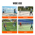 Badminton Volleyball Pickleball Tennis Net 10ft Adjustable Portable