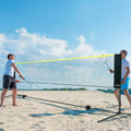 Badminton Volleyball Pickleball Tennis Net 17ft Portable Carry Bag