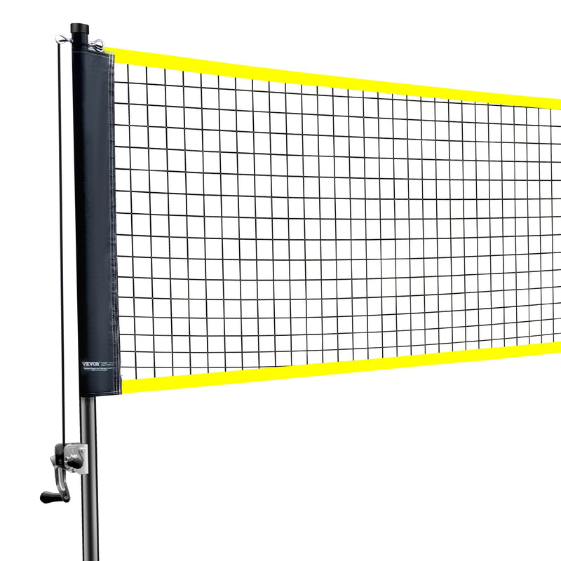 VEVOR Badminton Net Set Portable 4 Rackets 3 Shuttlecocks Carrying Bag