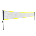VEVOR Badminton Net Set Portable 4 Rackets 3 Shuttlecocks Carrying Bag