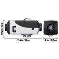 5KW Diesel Air Heater 10L Tank Diesel Heater 12V Diesel Parking Heater Muffler with LCD Thermostat and Remote Control for RV Bus Trailer Motor-home and Boats